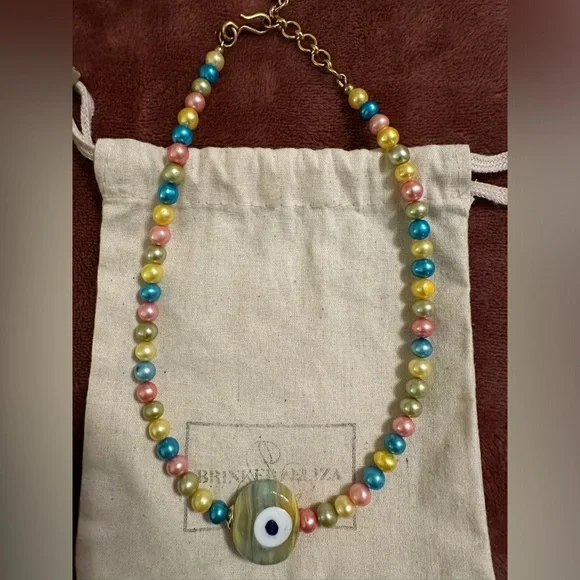 Brinker + Eliza Evil Eye Necklace - Picture 4 of 4